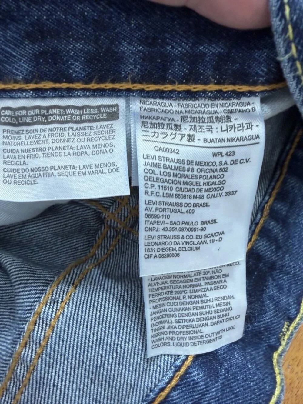 Levi's 505 Jeans Mens 42x30 Blue Dark Wash Straight Denim Classic‎ Zip Fly